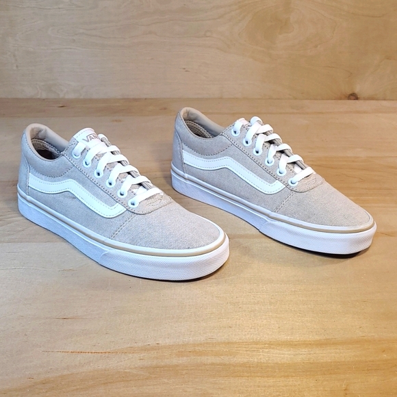 Vans Old Skool Tan Canvas Women's Athletic Shoes - Picture 2 of 10